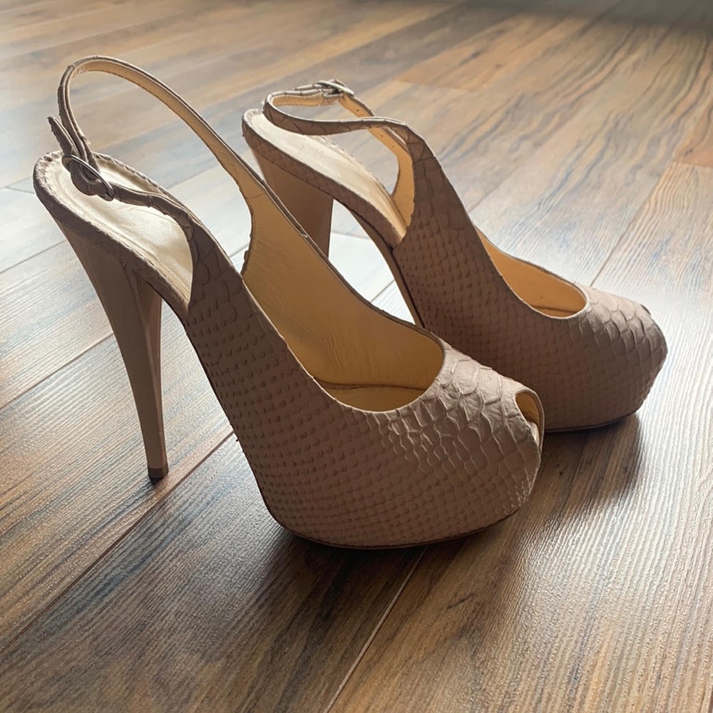 Giuseppe Zanotti Snakeskin Heels 👠